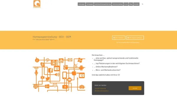 Website Screenshot: Austrianweb Suchmaschinenoptimierung - Austrianweb - Onlinemarketing u. Webdesign, SEO aus Wien - Date: 2023-06-26 10:26:08