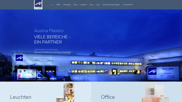 Website Screenshot: der Firma Austria Plastics - Austriaplastics GmbH - Home - Date: 2023-06-22 15:05:15