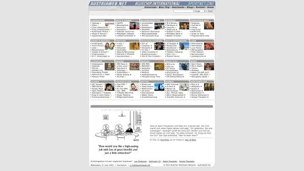 Website Screenshot: Austrian Webdesign Network - ..:: austriaweb.net ::.. - Date: 2023-06-22 15:05:15