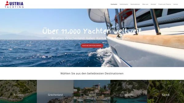 Website Screenshot: AUSTRIA YACHTING - Willkommen - Austria Yachting - Date: 2023-06-14 10:47:05