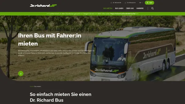 Website Screenshot: Austrobus Verkehrsbetrieb - Reisebus mit Fahrer:in mieten ► Für jeden Anlass | Dr. Richard - Date: 2023-06-22 15:05:15