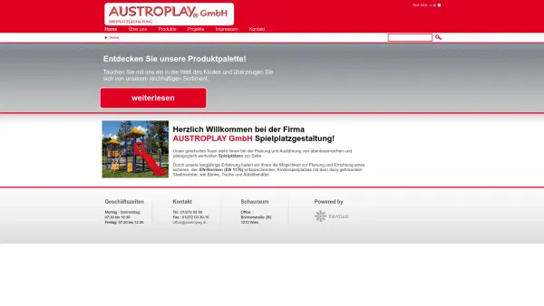 Website Screenshot: Austroplay Spielplatzgestaltung Inh Sabine Austoplay - Austroplay - Home - Date: 2023-06-22 12:13:11