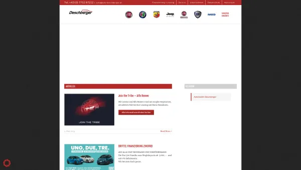 Website Screenshot: Autohaus Deschberger - Automobile Deschberger - Date: 2023-06-14 10:38:53