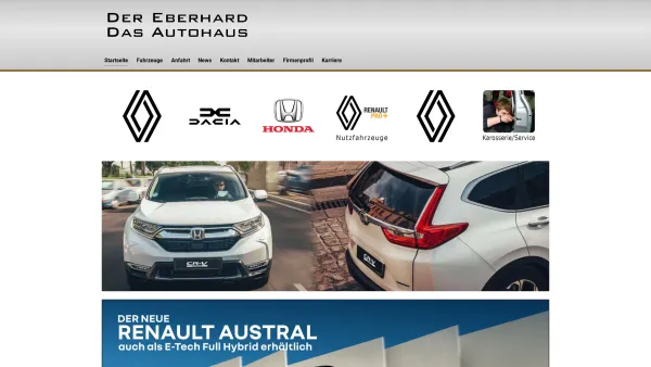 Website Screenshot: Armin Der Eberhard Das Autohaus - Startseite - Date: 2023-06-14 10:47:05