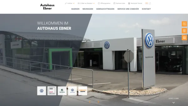 Website Screenshot: Autohaus Ebner GmbH - Autohaus Ebner GmbH - Date: 2023-06-14 10:47:05