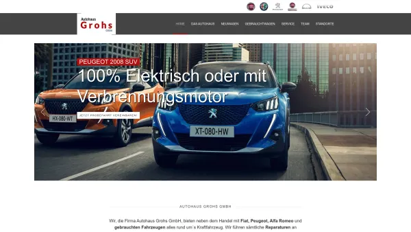 Website Screenshot: Autohaus Grohs GmbH - Autohaus Grohs GmbH - Home - Date: 2023-06-14 10:47:05