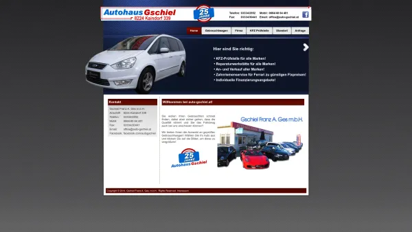 Website Screenshot: Autohaus Gschiel - Autohaus Gschiel - Date: 2023-06-14 10:37:01
