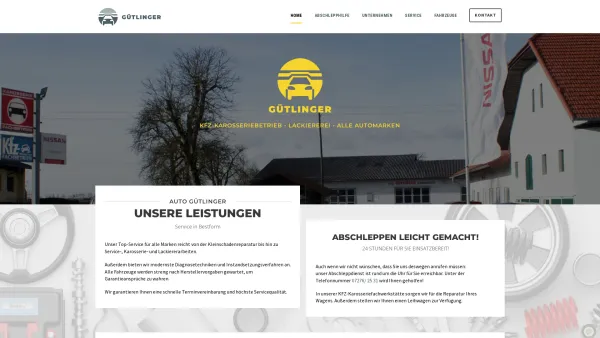 Website Screenshot: Alfons Gütlinger Auto Gütlinger - Auto Gütlinger Kfz- Karosseriebetrieb KG | Bezirk Grieskirchen - Date: 2023-06-15 16:02:34