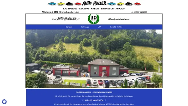Website Screenshot: Auto Hoeller - Auto Höller | Gebrauchtwagen Linz | - Finanzierung - Leasing - Date: 2023-06-15 16:02:34