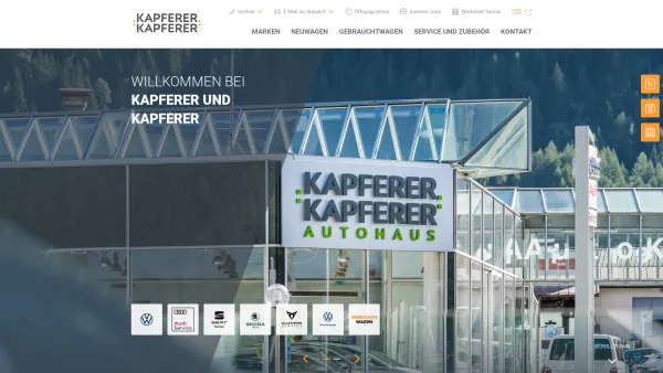 Website Screenshot: Auto Kapferer GmbH & Co. KG - Kapferer und Kapferer GmbH & Co. KG - Date: 2023-06-22 12:13:11