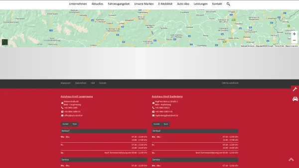 Website Screenshot: Autohaus Knoll - Autohaus F. Knoll - Neu- & Gebauchtwagenhandel in Langenwang und Kapfenberg - Date: 2023-06-22 12:13:11