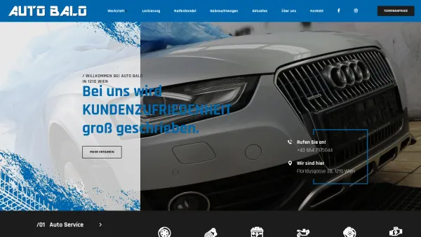 Website Screenshot: Autobalo Ihre Kfz-Werkstätte 1210 Wien - Kfz-Werkstatt & Autoservice - Auto Balo 1210 Wien - Date: 2023-06-22 12:13:11