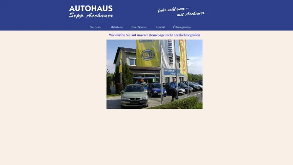 Website Screenshot: Josef Autohaus Aschauer - Autohaus Aschauer - Date: 2023-06-14 10:38:53