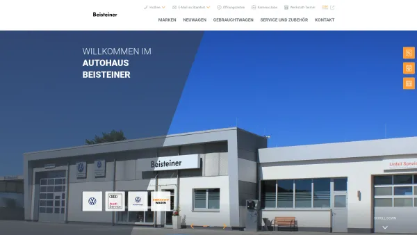Website Screenshot: Autohaus Beisteiner GmbH VW VWLNF AUDI GEBRAUCHTWAGEN - Beisteiner Ges.m.b.H. - Date: 2023-06-22 15:00:10