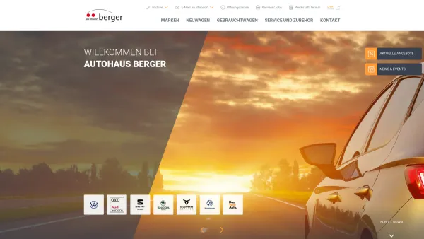 Website Screenshot: Hermann Berger Gesellschaft Standorte - Autohaus Hermann Berger GmbH - Date: 2023-06-14 10:38:53