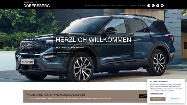 Website Screenshot: Autohaus Doberberg Rover/Landrover/MG/Daihatsu - Willkommen im Autohaus Dobersberg - Autohaus Dobersberg - Date: 2023-06-22 15:00:10