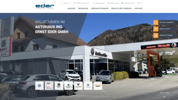 Website Screenshot: Autohaus Ing. Ernst Eder GmbH - Autohaus Ing. Ernst Eder GmbH - Date: 2023-06-14 10:37:41