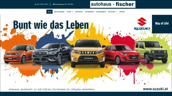 Website Screenshot: Autohaus Ing. Peter Fischer - Home - Autohaus Fischer - Date: 2023-06-22 15:00:10