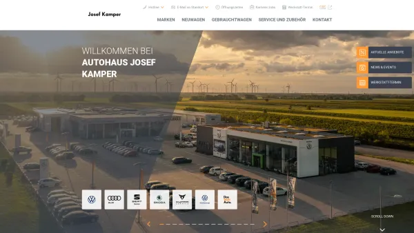 Website Screenshot: Autohaus Josef Kamper GsmbH - Josef Kamper Ges.m.b.H. - Date: 2023-06-14 10:38:55