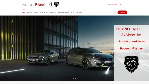 Website Screenshot: AUTOHAUS PELANT Ges.m.b.H. Citroën - Autohaus Pelant :: Kapfenberg - Date: 2023-06-14 10:38:55
