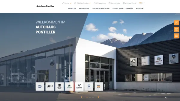 Website Screenshot: Autohaus Pontiller GmbH VW VWLNF AUDI SEAT SKODA GEBRAUCHTWAGEN - Autohaus Pontiller GmbH - Date: 2023-06-22 15:00:10