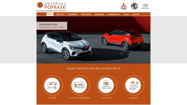 Website Screenshot: Autohaus Poprask  Startseite - Home - Autohaus Poprask - Date: 2023-06-22 15:00:10