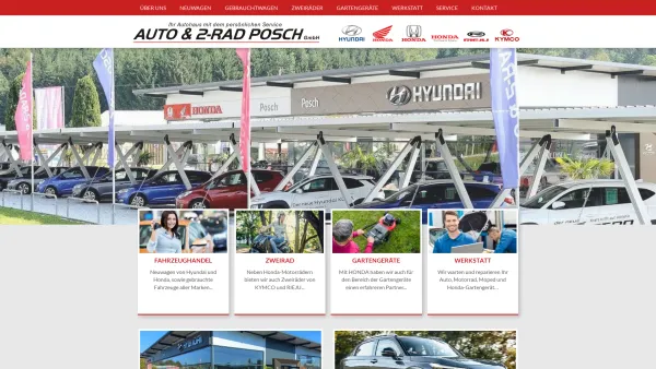 Website Screenshot: Auto & 2-Rad Posch GmbH - Home - Autohaus Posch - Date: 2023-06-14 10:38:55