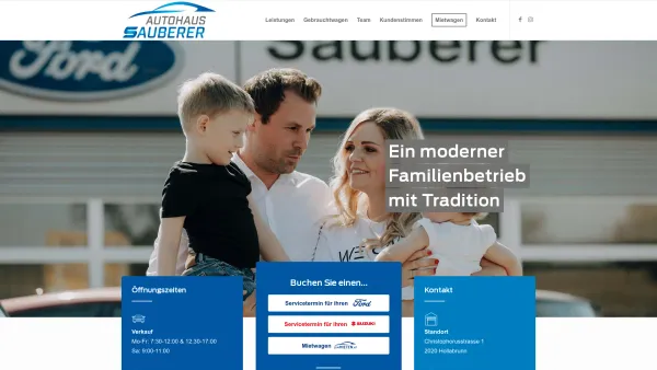 Website Screenshot: Autohaus Sauberer - Autohaus Sauberer – Ihr Autohaus in Hollabrunn – Ford | Suzuki - Date: 2023-06-15 16:02:34