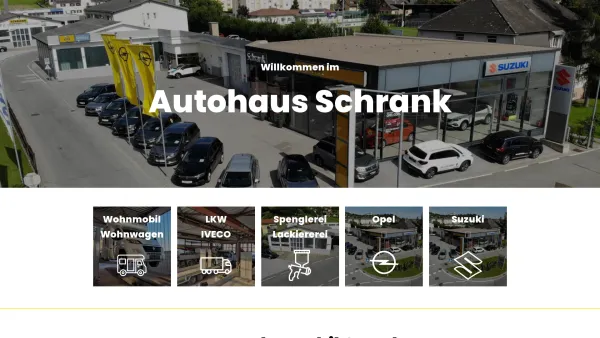 Website Screenshot: Autohaus Schrank GmbH & CoKG - Autohaus Schrank - Date: 2023-06-14 10:37:46