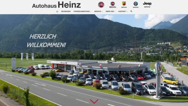 Website Screenshot: Autohaus HEINZ - Autohaus Heinz - Neu- und Gebrauchtwagen von Fiat in Buch in Tirol - Date: 2023-06-14 10:38:55
