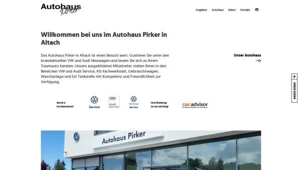 Website Screenshot: AutohausPirker Herzlich - Autohaus Pirker • Kfz-Fachwerkstatt in Altach, Vorarlberg - Date: 2023-06-22 15:00:10