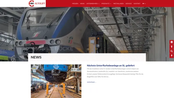 Website Screenshot: Autolift GmbH - Startseite - Autolift Railway Lifting Equipment - Date: 2023-06-22 15:00:10