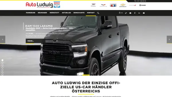 Website Screenshot: Autolduwig Handel mit Neu und Gebrauchtwagen - Home - AutoLudwig GMBH - Date: 2023-06-14 10:38:55