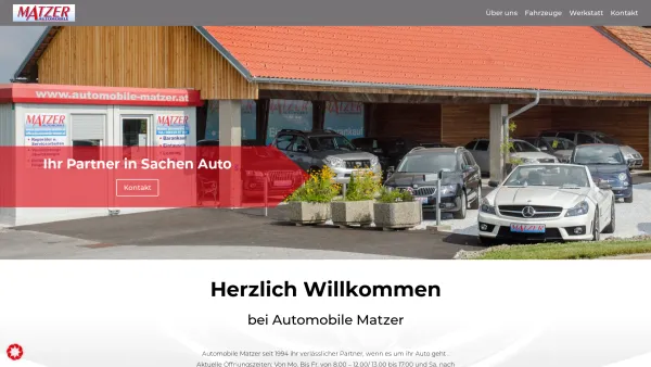 Website Screenshot: Bernhard Automobile-Matzer - Automobile Matzer | Ihr KFZ - Händler in Graz - Umbegung - Date: 2023-06-22 12:13:11