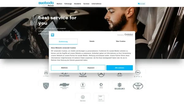Website Screenshot: Automobile Swoboda - Home | team Swoboda & Mairhuber - Date: 2023-06-22 12:13:11