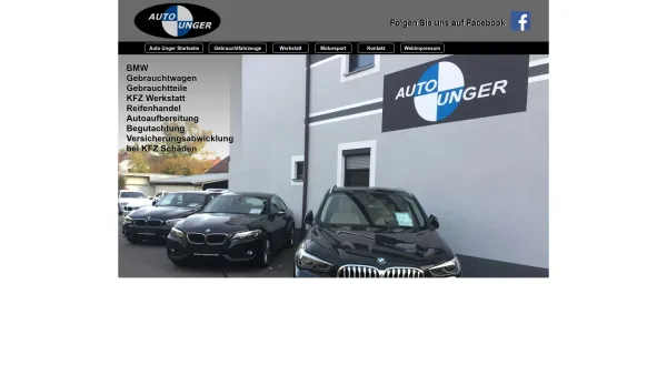 Website Screenshot: Auto Unger - automobile-unger - Date: 2023-06-22 12:13:11