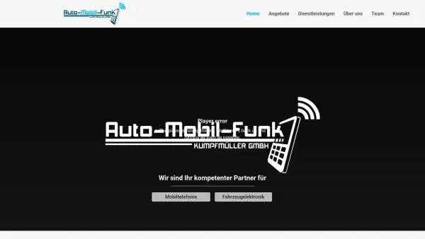 Website Screenshot: Auto-Mobil-Funk Hans Kumpfmüller GmbH Co KG - Auto-Mobil-Funk Kumpfmüller GmbH - Date: 2023-06-22 12:13:11
