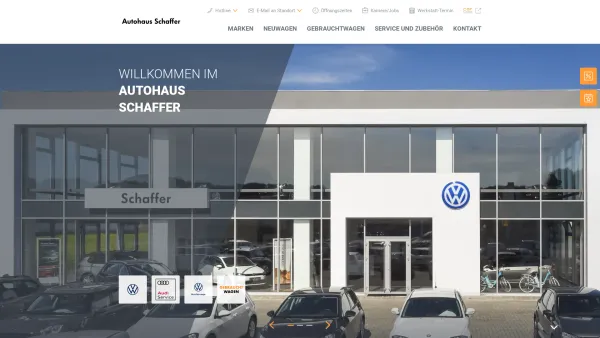 Website Screenshot: Autohaus Schaffer GmbH & Co KG - Autohaus Schaffer - Date: 2023-06-22 12:13:11