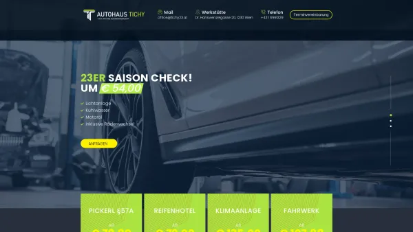 Website Screenshot: Autohaus TICHY GmbH. Die Experten für alle Automarken - Autohaus Tichy – Ihre Autofachwerkstatt - Date: 2023-06-15 16:02:34