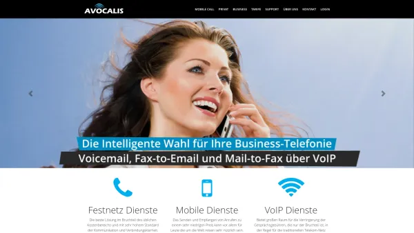 Website Screenshot: Avocalis Telecomservices GmbH - Avocalis - Date: 2023-06-14 10:38:55