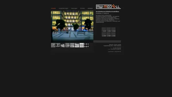 Website Screenshot: AW-Modell - AW-Modell | Architekturmodellbau - Date: 2023-06-22 12:13:11