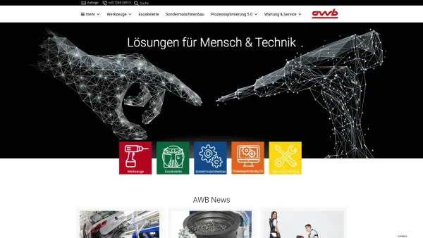 Website Screenshot: awb Schraubtechnik und Industriebedarf GmbH - AWB | AWB Industriebedarf - Date: 2023-06-14 10:46:38