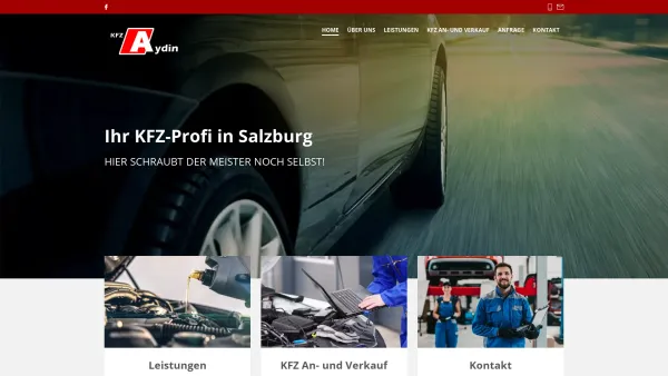 Website Screenshot: Aydin KFZ-Fachbetrieb - Aydin KFZ - Date: 2023-06-14 10:38:55
