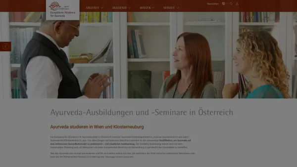 Website Screenshot: Rosenberg Gesellschaft für ganzheitliche Gesundheit und Bildung gGmbH Europäische Akademie für Ayurveda - Ayurveda Ausbildungen & Seminare – Österreich - Date: 2023-06-22 15:05:15