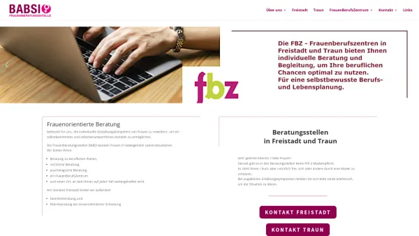 Website Screenshot: Frauenbetreuungs u Frauenservicestellen Neue Seite 2 - BABSI | Frauenberatungsstelle - Date: 2023-06-22 15:07:48