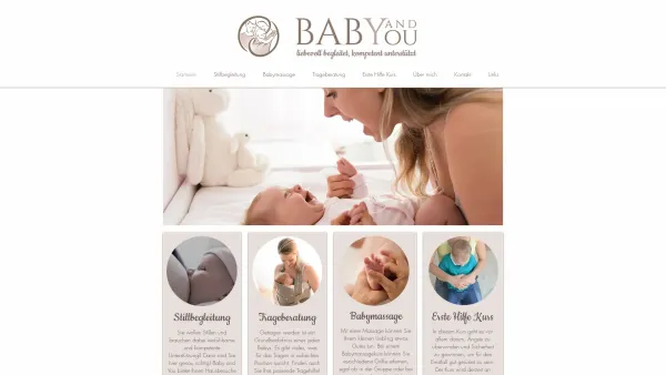 Website Screenshot: BABY and YOU - baby and you - Stillberatung, Onlineberatung, Stillgruppe, IBCLC, Wien - Date: 2023-06-26 10:26:08