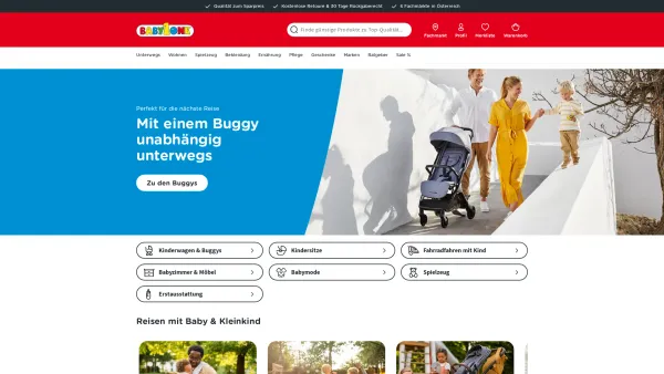 Website Screenshot: BabyOne Baby- und Kleinkindbedarf GmbH - BabyOne ?️ Babyausstattung & Babyartikel online kaufen - Date: 2023-06-22 15:07:48