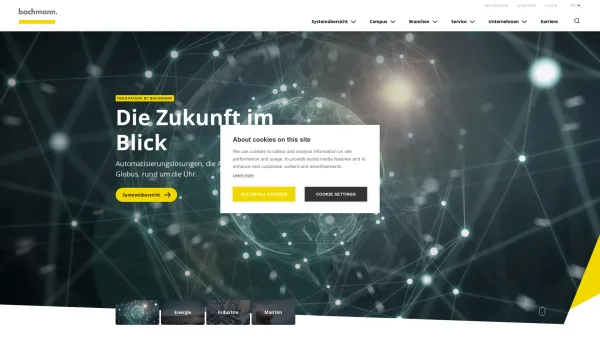 Website Screenshot: Bachmann electronic GmbH - Bachmann electronic GmbH - Bachmann electronic GmbH - Date: 2023-06-14 10:47:08