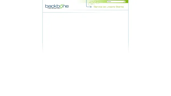 Website Screenshot: backbone internet service GmbH - Backbone - Date: 2023-06-22 12:13:12