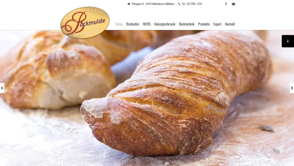 Website Screenshot: Bergers Backmulde - Startseite - Backmulde Franz Berger - Date: 2023-06-15 16:02:34